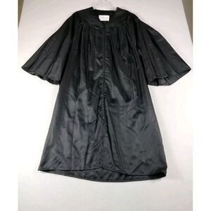 Jostens Graduation Gown 6'1 6'2 Black Bachelor's College Academics School‎